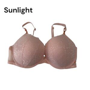 Victoria Secret Very Sexy Lace Underwire Bra SZ 38D & Floral Design NO SIZE TAGS